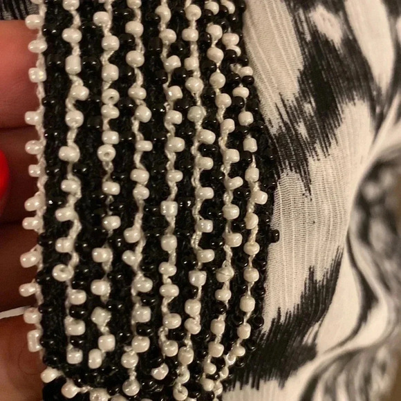 BADGLEY Mischka gorgeous beaded dress size M NWOT - Picture 2 of 9